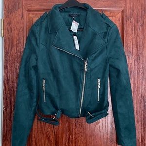 New with tags Romeo Juliet faux suede Moto jacket